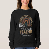 Sweatshirt Professeur de 7e année Boho Rainbow Appréciation d (Devant)