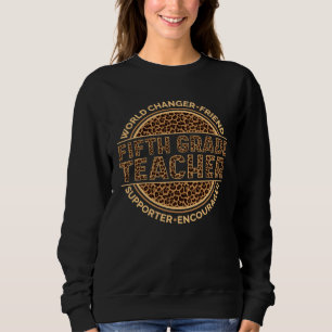 Sweatshirt Professeur de cinquième année Rentrée scolaire Ens