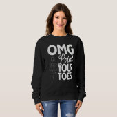 Sweatshirt Professeur de Danse de Chorégraphie de Danse Ensei (Devant entier)