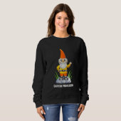 Sweatshirt Professeur de jardin Hobby Garden Gnome Figurine G (Devant entier)