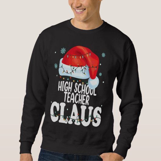 Sweatshirt Professeur de lycée Claus Noël Costume apparenté (Devant)