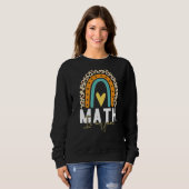 Sweatshirt Professeur de mathématiques - Math is My Jam Premi (Devant entier)