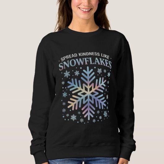 Sweatshirt Professeur de Noël pour répandre la gentillesse co (Devant)
