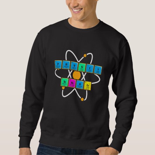 Sweatshirt Professeur de physique Spécialité scientifique Fie (Devant)
