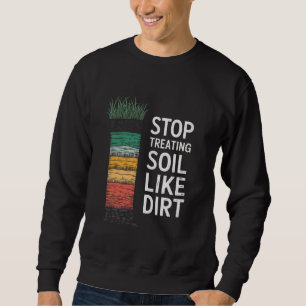 Sweatshirt Professeur de science agricole étudiant en terre d