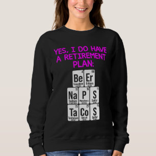 Sweatshirt Professeur de sciences à la retraite à l'école de
