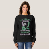 Sweatshirt Professeur de sciences beaucoup Glacière Chimie Sc (Devant entier)
