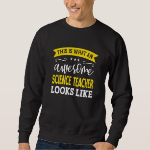 Sweatshirt Professeur de sciences intitulé du poste employé t