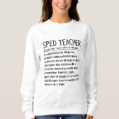 Sweatshirt Professeur de vitesse (Devant)