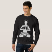 Sweatshirt Professeur de yoga (Devant entier)