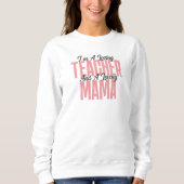 Sweatshirt Professeur et maman aimante (Devant)