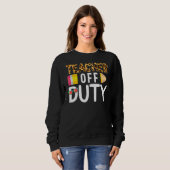 Sweatshirt Professeur Happy Joyeux Jour De L'Enseignant De L' (Devant entier)