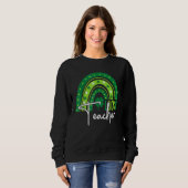 Sweatshirt Professeur Lucky Rainbow Tee Pour Enseignant St Pa (Devant entier)