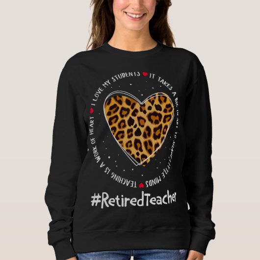 Sweatshirt Professeur retraité Escouade Admin Semaine d'appré (Devant)