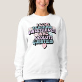 Sweatshirt Professeur Valentine's Day Axolotl Sweethearts (Devant)