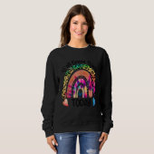 Sweatshirt Professeur Y'all apprendra aujourd'hui Leopard Rai (Devant entier)