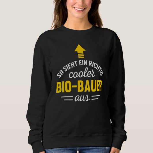 Sweatshirt Profession Agricole Bio Mens - C'Est Comme Ça Qu'U (Devant)