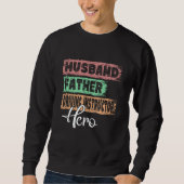 Sweatshirt Profession dad hero father Driving Instructor (Devant)