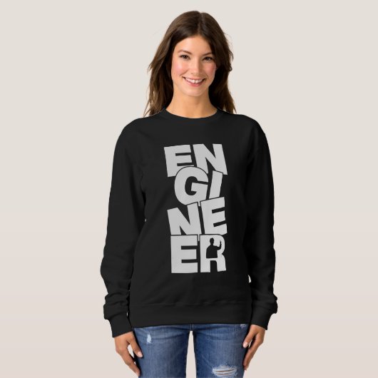 Sweatshirt Profession Job Work - Engineer (Devant entier)