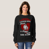 Sweatshirt Professionnel de la famille Coeur plus grand que c (Devant entier)
