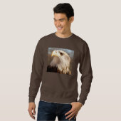 Sweatshirt Profil majestueux chauve d'Eagle (Devant entier)