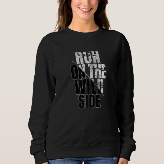 Sweatshirt Profitez De La Course Cool De Porter Sur Les Citat (Devant)