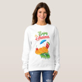 Sweatshirt Profitez de l'été avec des fruits (Devant entier)