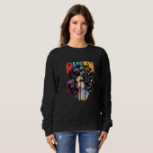 Sweatshirt Profitez de Queen Girls Magic Graphisme Tee - shir (Devant entier)