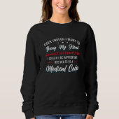 Sweatshirt Programmateur ICD Codage Codeur Médicale Bang My H (Devant)