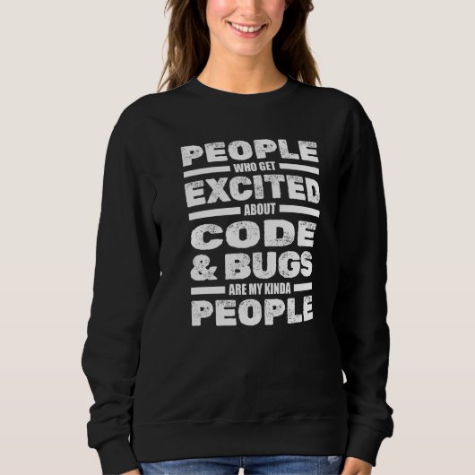 Sweatshirt Programmer Code Bugs Developer Software Programmat (Devant)