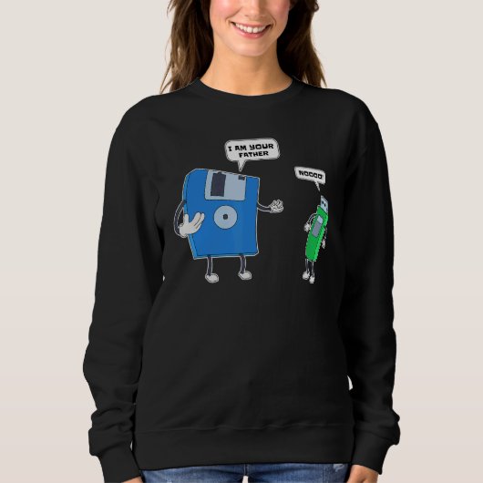 Sweatshirt Programmer Coder Disquette Disque Usb Engineer Pro (Devant)