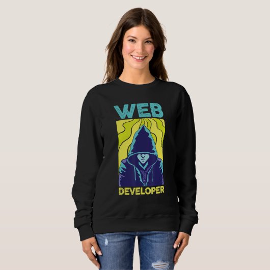 Sweatshirt Programmeur Codage Langage de programmation Dévelo (Devant entier)