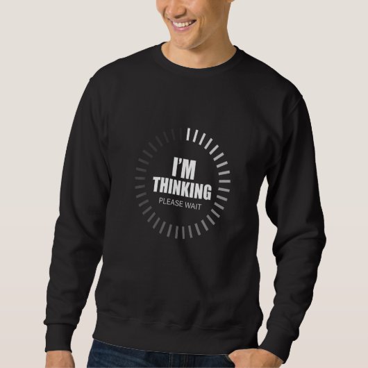 Sweatshirt Programmeur je pense 2 (Devant)