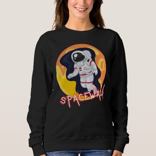 SWEATSHIRT PROMENADE - ASTRONAUT ESPACE (Devant)