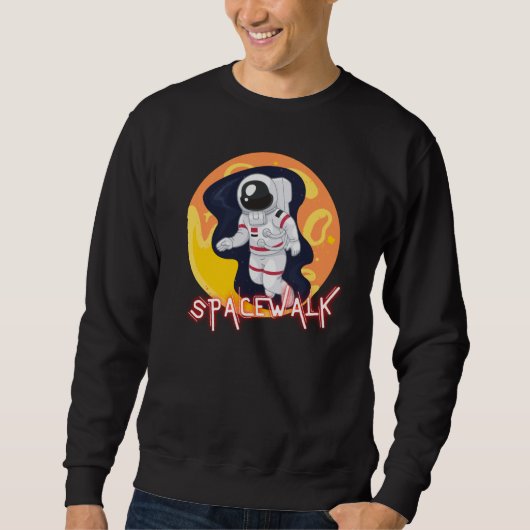 SWEATSHIRT PROMENADE - ASTRONAUT ESPACE (Devant)