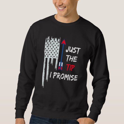 Sweatshirt Promesse de tir à l'arc juste la pointe (Devant)
