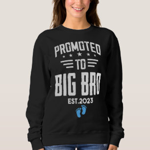 Sweatshirt Promoted To Big Bro 2023 C'est une Grossesse de ga