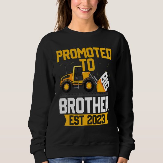 Sweatshirt Promoted to Big Bro 2023 I Leveled up to Big Broth (Devant)