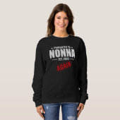 Sweatshirt Promoted To Nonna Again 2023  Pregnancy Announceme (Devant entier)