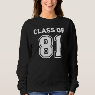 Sweatshirt Promotion 1981 Université Lycée Réunion Promotion 