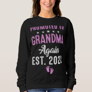Sweatshirt Promu À Grand-Mère À Nouveau Nana Granny À Être Gi