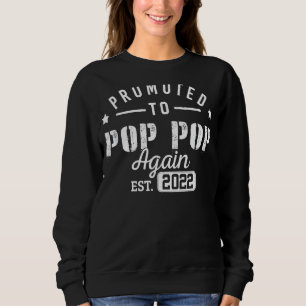 Sweatshirt Promu À Grand-Père De Nouveau 2022 Bientôt Être Pa