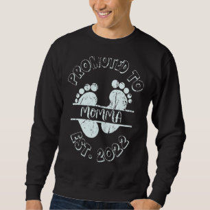 Sweatshirt Promu À Momma 2022 Pour Nouvelle Maman Première Ma