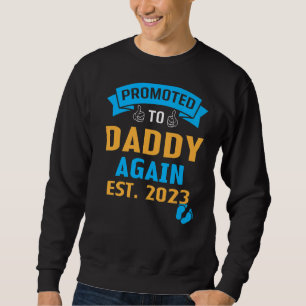 Sweatshirt Promu À Nouveau Papa 2023 Grossesse Papa Announc