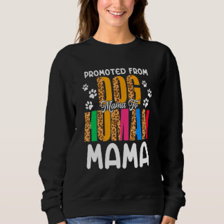 Sweatshirt Promu De La Mama Chien À L'Humaine Mama Leopard Pr