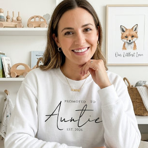 Sweatshirt Promu Tante Confortable Année de Création Script