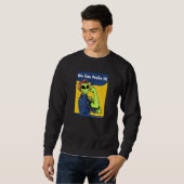 Sweatshirt Propagande Alien Rosie Le Riveter Espace Alien Par (Devant entier)