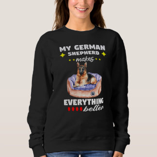 Sweatshirt Propriétaire Allemand De Berger Mon Berger Alleman