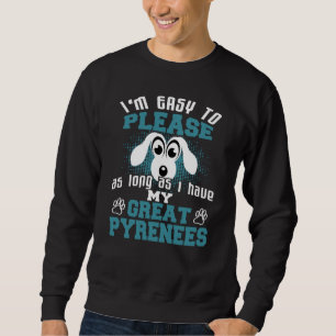 Sweatshirt Propriétaire amusant de chiens des grandes Pyrén