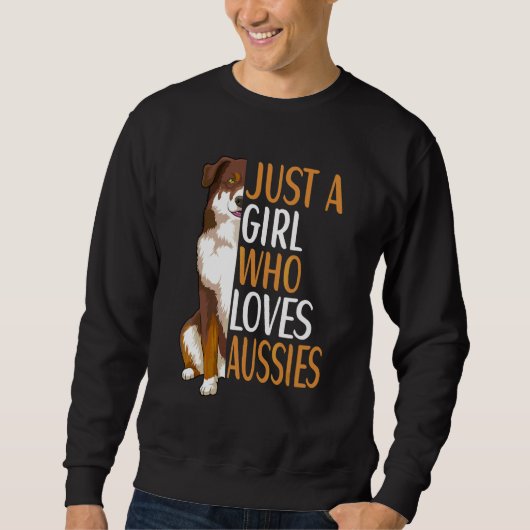 Sweatshirt Propriétaire de chien berger australien Aussie (Devant)